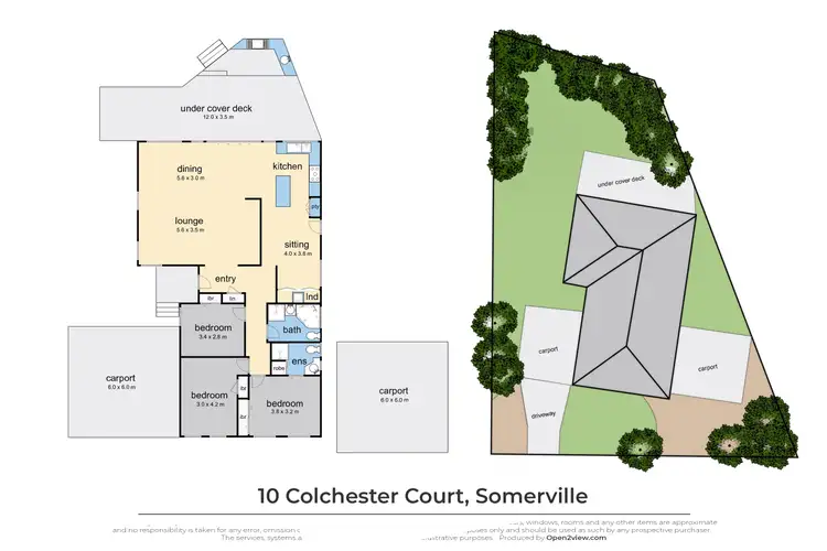 Floorplan of Homely house listing, 10 Colchester Court, Somerville VIC 3912