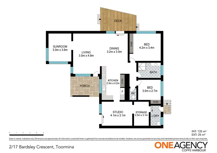 Floorplan of Homely villa listing, 2/17 Bardsley Crescent, Toormina NSW 2452