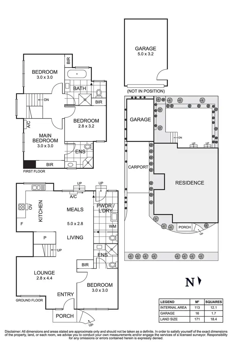 Floorplan of Homely townhouse listing, 2/84 Wood Street, Templestowe VIC 3106