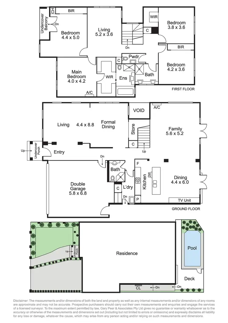 Floorplan of Homely townhouse listing, 21 Jupiter Street, Caulfield South VIC 3162