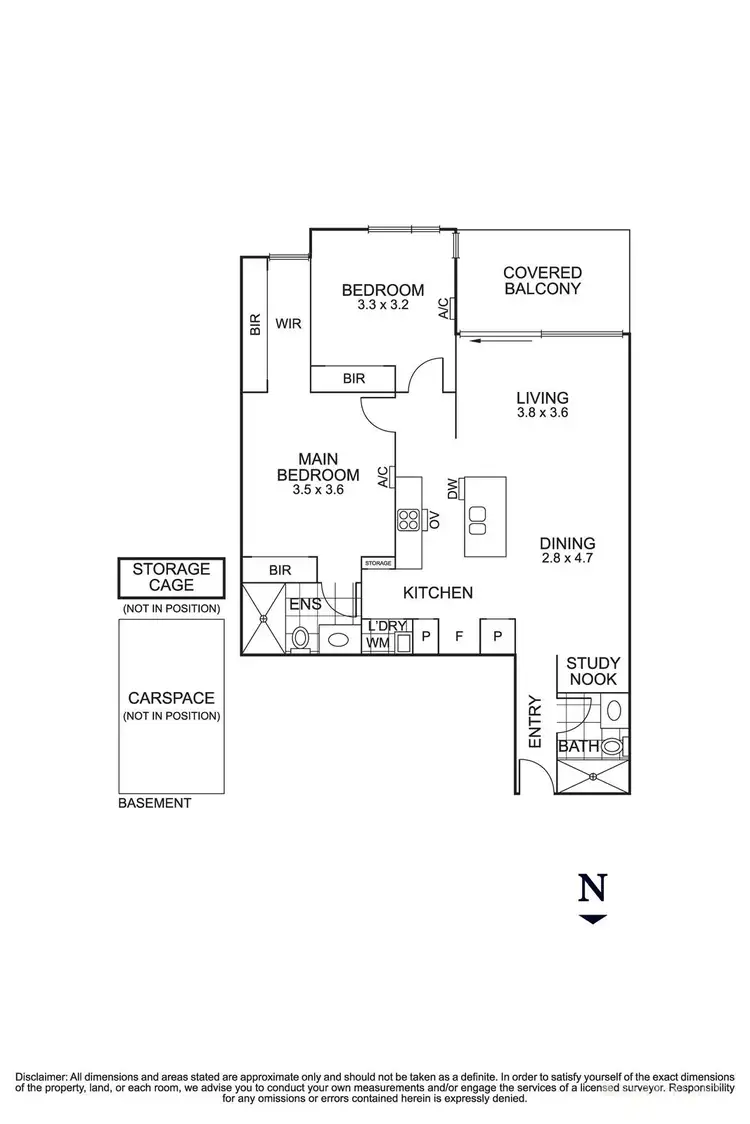 Floorplan of Homely apartment listing, 105/1058 Doncaster Road, Doncaster East VIC 3109