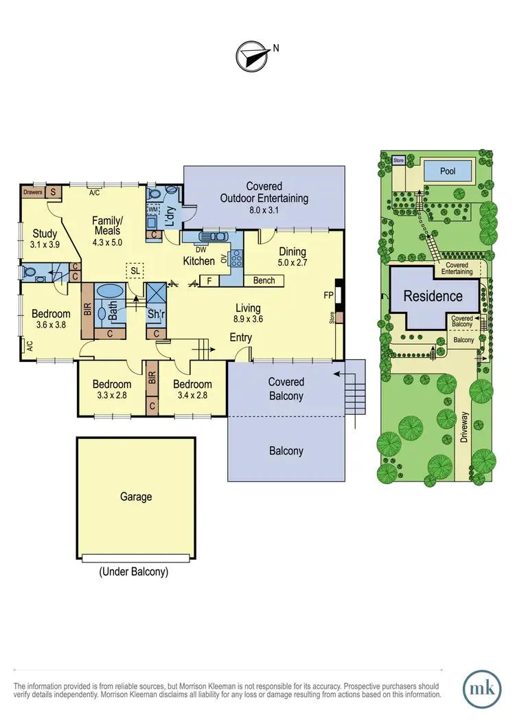Floorplan of Homely house listing, 23 Rangeview Road, Lower Plenty VIC 3093