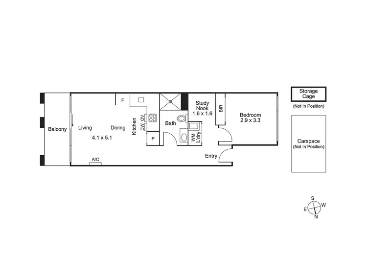 Floorplan of Homely apartment listing, 210/51 Napoleon Street, Collingwood VIC 3066
