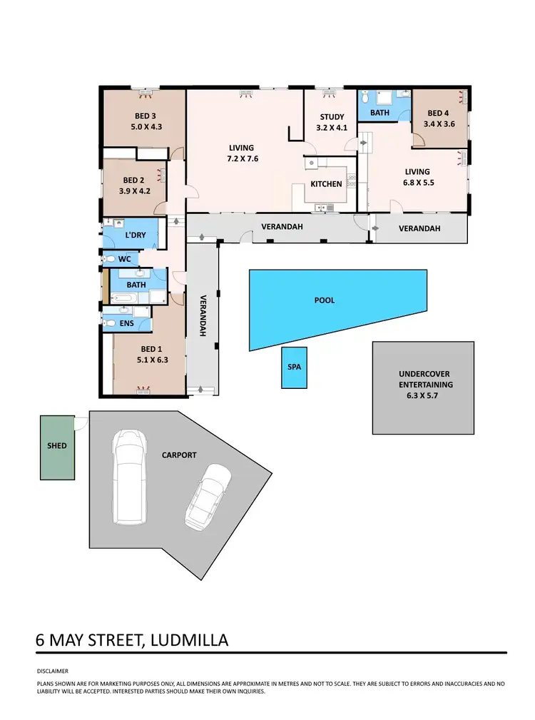 Floorplan of Homely house listing, 6 May Street, Ludmilla NT 820
