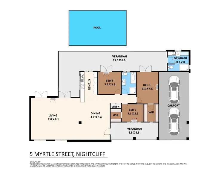 Floorplan of Homely house listing, 5 Myrtle Street, Nightcliff NT 810