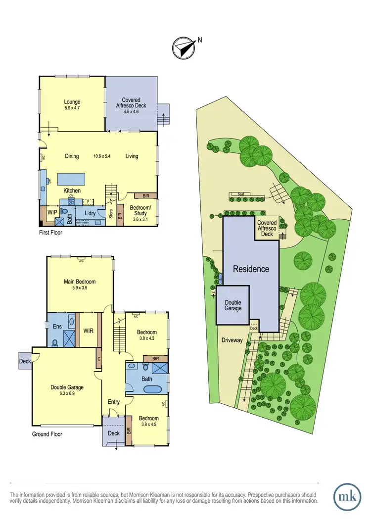 Floorplan of Homely house listing, 109 Everleigh Drive, Diamond Creek VIC 3089