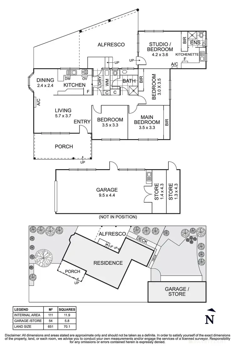 Floorplan of Homely house listing, 10 Ian Avenue, Ringwood East VIC 3135