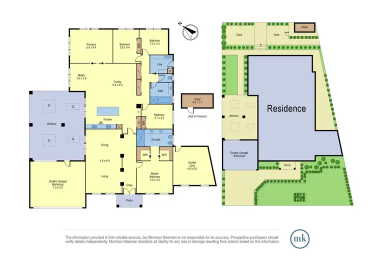 Floorplan of Homely house listing, 12 Vaucluse Rise, Doreen VIC 3754