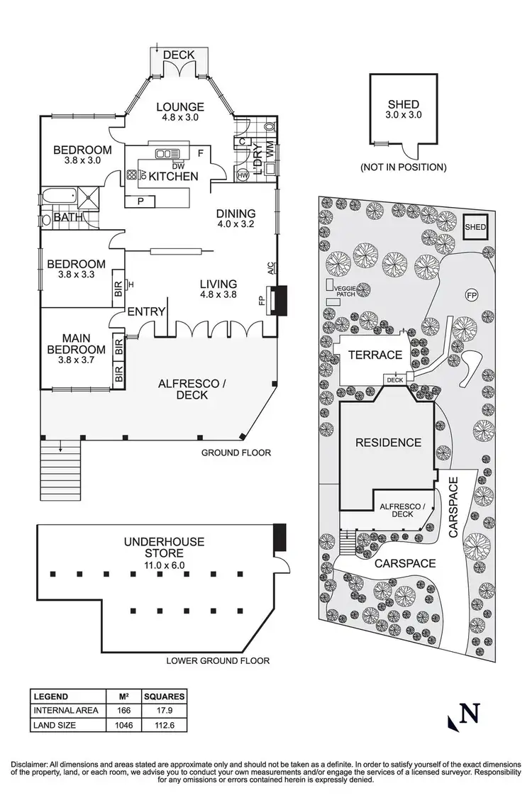 Floorplan of Homely house listing, 4 Rodda Parade, Eltham VIC 3095