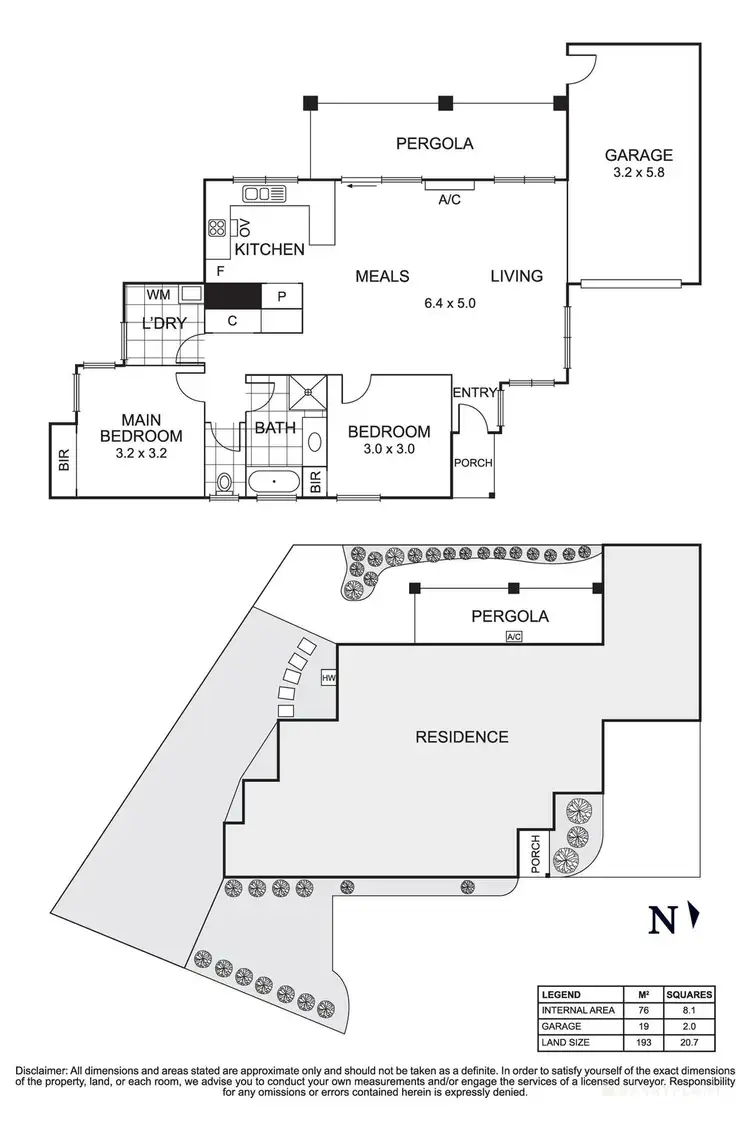 Floorplan of Homely unit listing, 4/6 West Court, Heidelberg West VIC 3081