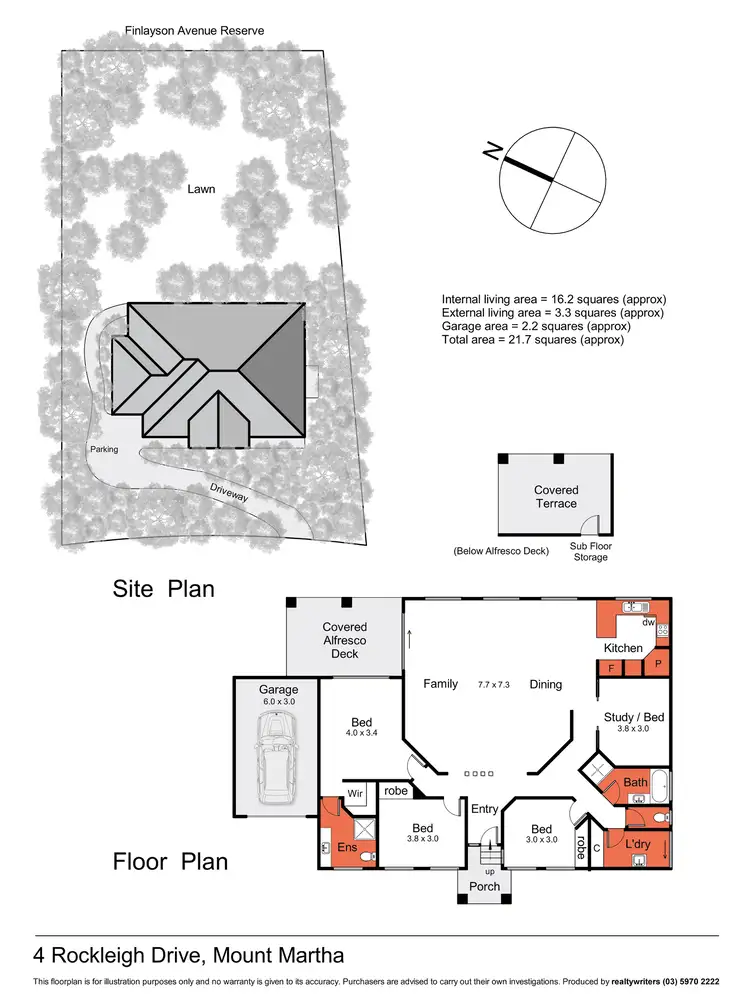Floorplan of Homely house listing, 4 Rockleigh Drive, Mount Martha VIC 3934