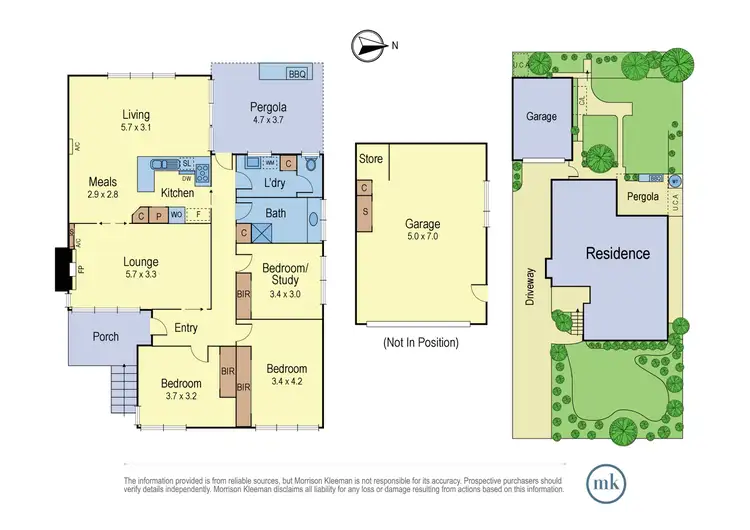 Floorplan of Homely house listing, 23 Meakin Street, Watsonia North VIC 3087
