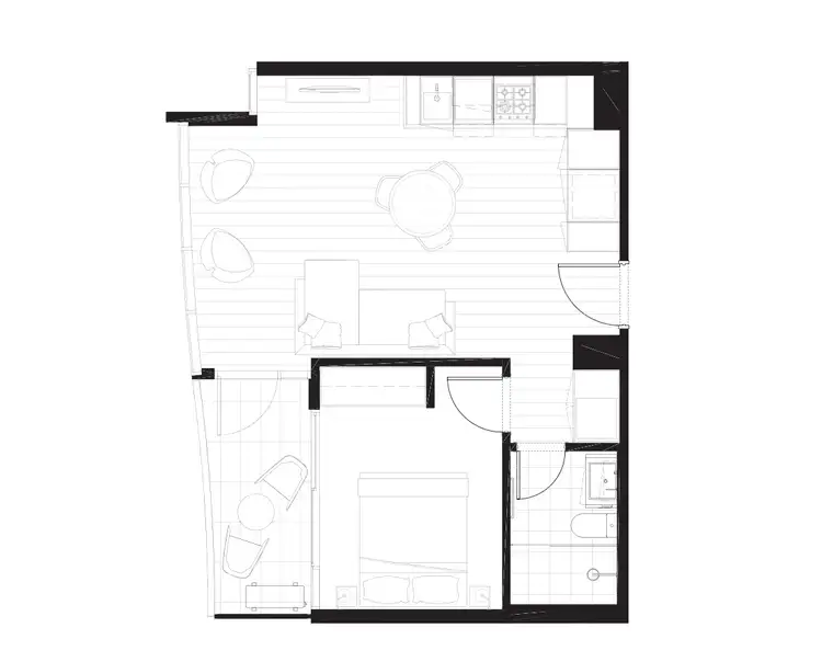 Floorplan of Homely apartment listing, 220/211 Bay Street, Brighton VIC 3186