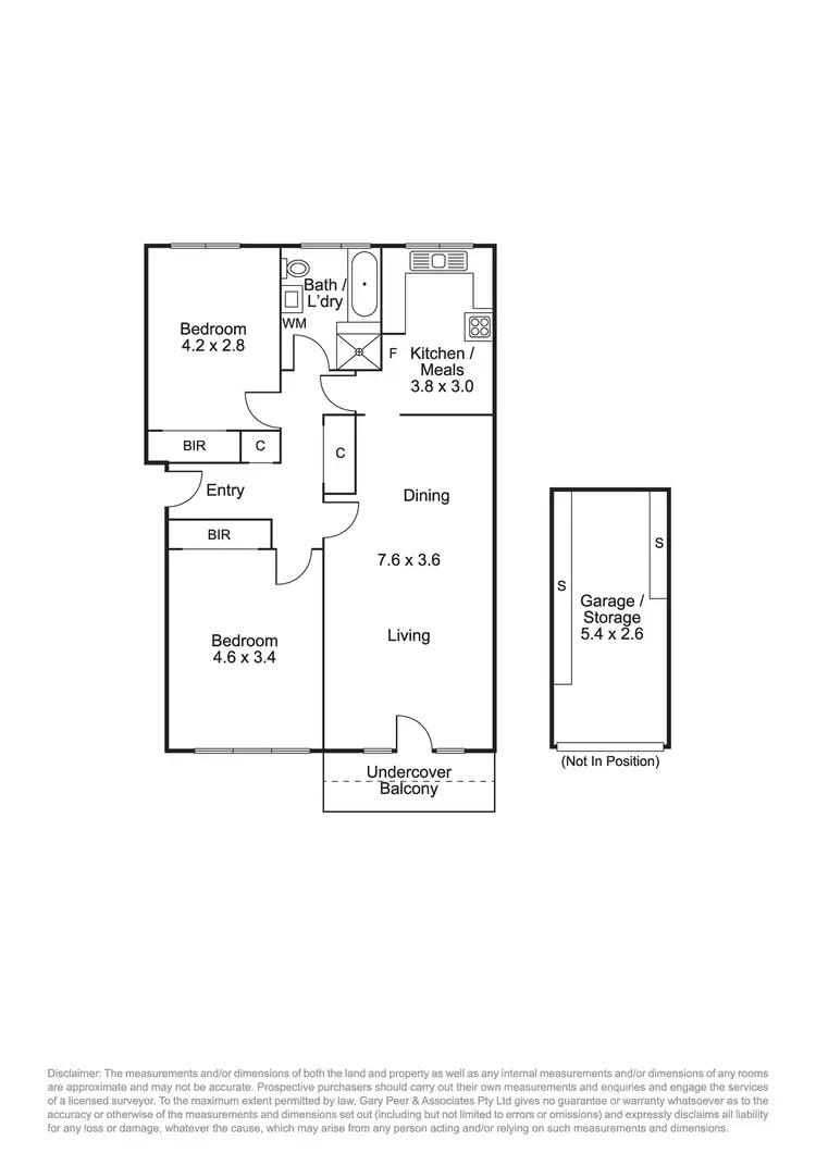 Floorplan of Homely apartment listing, 6/10 St Aubins Avenue, Caulfield North VIC 3161