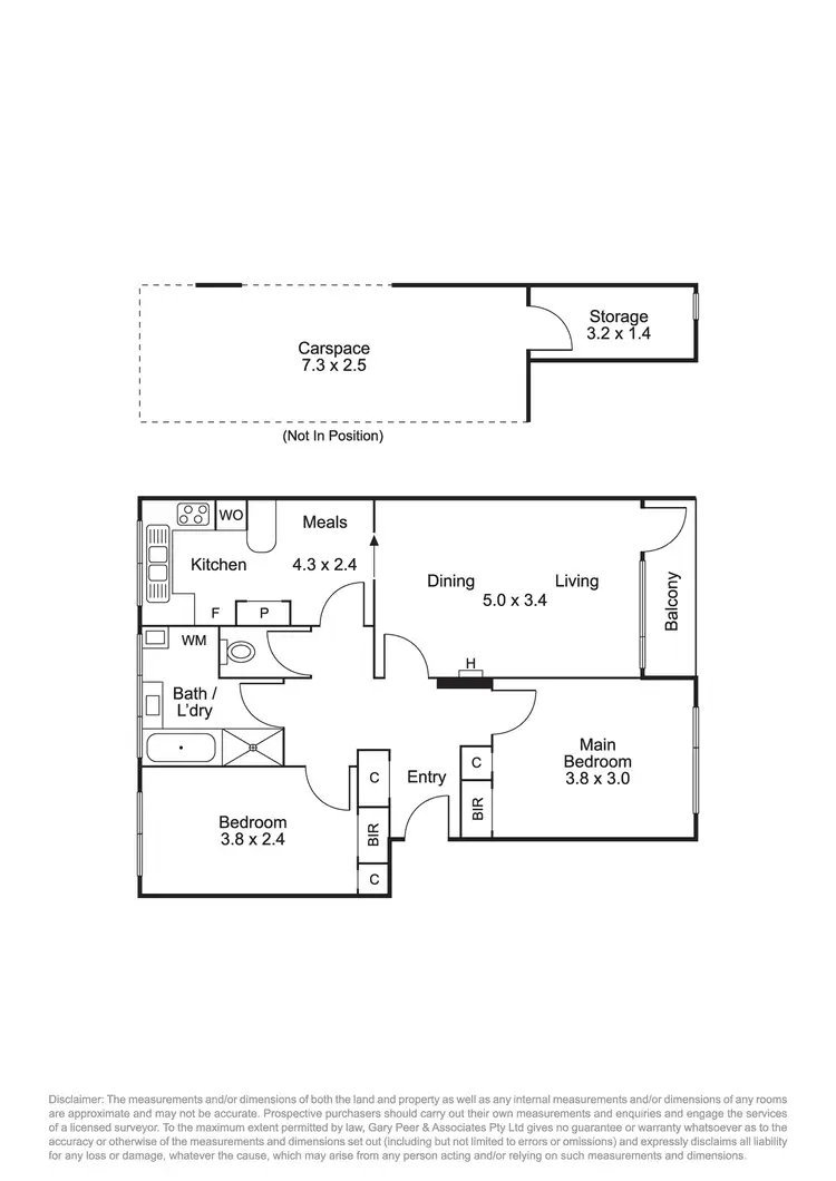 Floorplan of Homely apartment listing, 6/34 Horne Street, Elsternwick VIC 3185