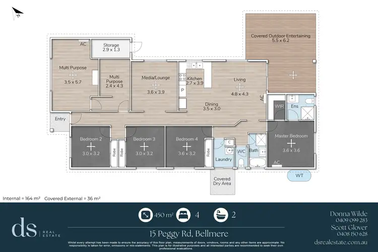Floorplan of Homely house listing, 15 Peggy Road, Bellmere QLD 4510