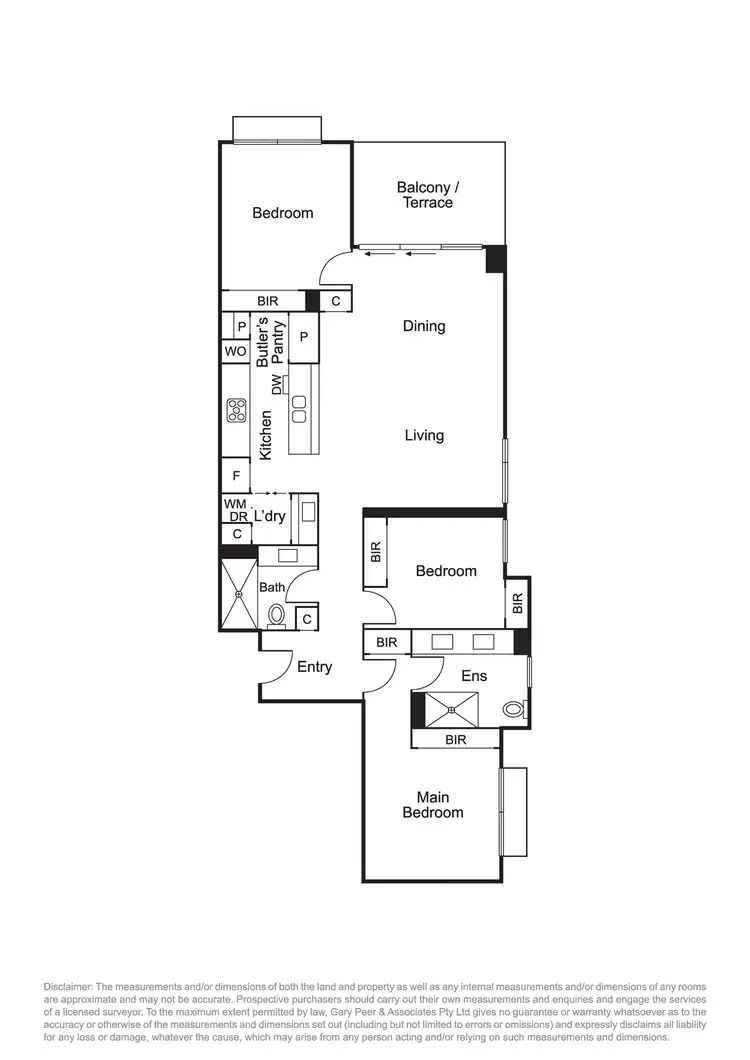 Floorplan of Homely apartment listing, 104/763 Malvern Road, Toorak VIC 3142