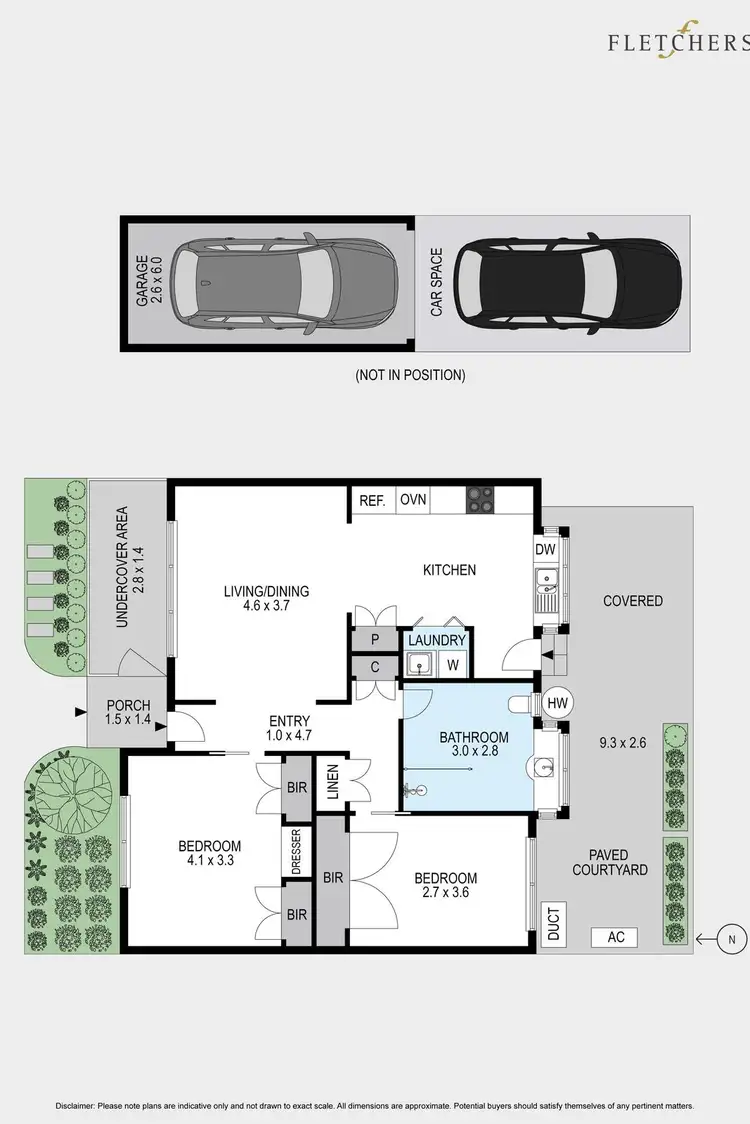 Floorplan of Homely villa listing, 4/3 Major Street, Highett VIC 3190