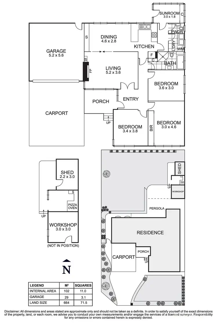 Floorplan of Homely house listing, 7 Grace Court, Mitcham VIC 3132