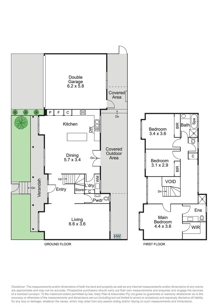 Floorplan of Homely townhouse listing, 7 Freeman Street, Caulfield VIC 3162