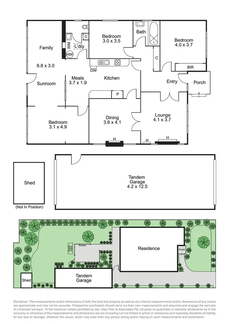 Floorplan of Homely house listing, 6 Olinda Street, Caulfield South VIC 3162