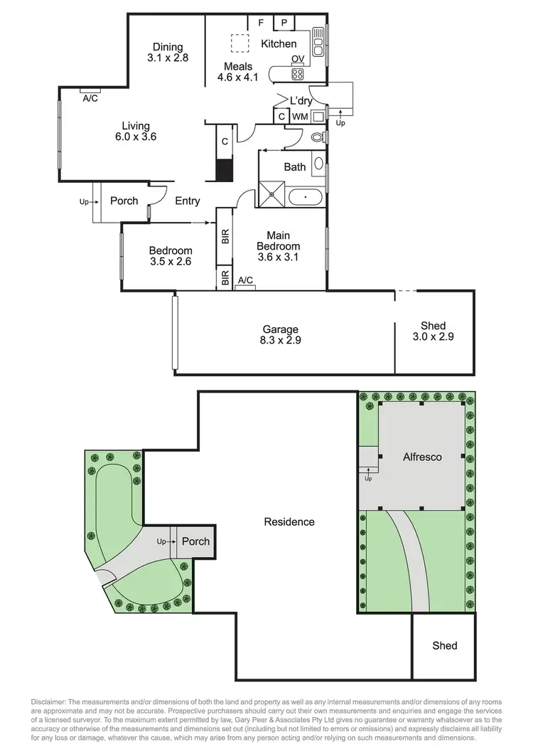 Floorplan of Homely unit listing, 2/17 Mackay Avenue, Glen Huntly VIC 3163