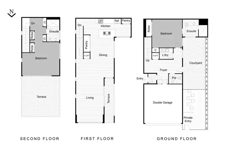 Floorplan of Homely house listing, 3 Snowball Lane, South Yarra VIC 3141