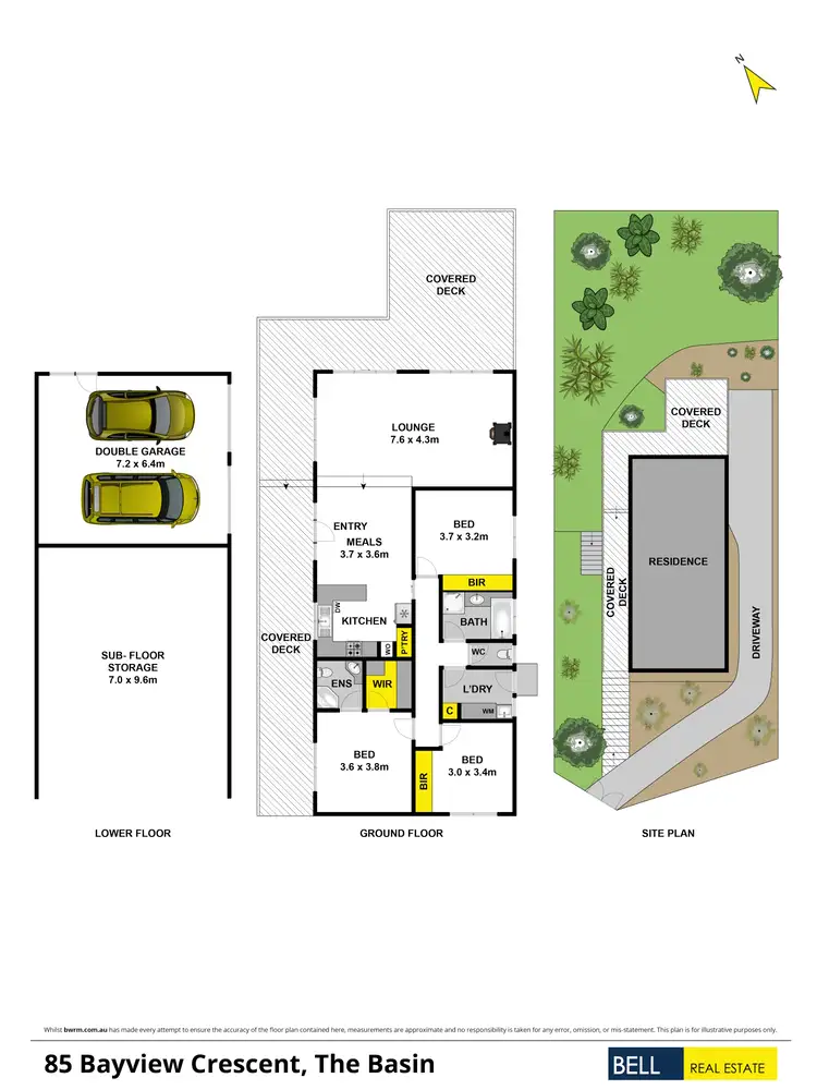 Floorplan of Homely house listing, 85 Bayview Crescent, The Basin VIC 3154