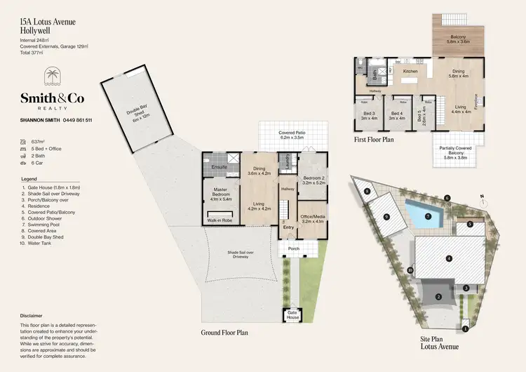 Floorplan of Homely house listing, 15A Lotus Avenue, Hollywell QLD 4216