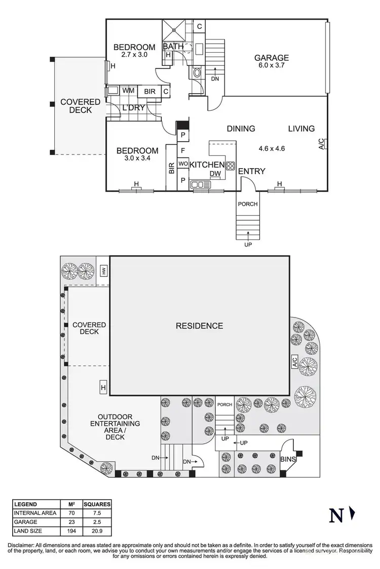 Floorplan of Homely unit listing, 1/245 Williamsons Road, Templestowe VIC 3106
