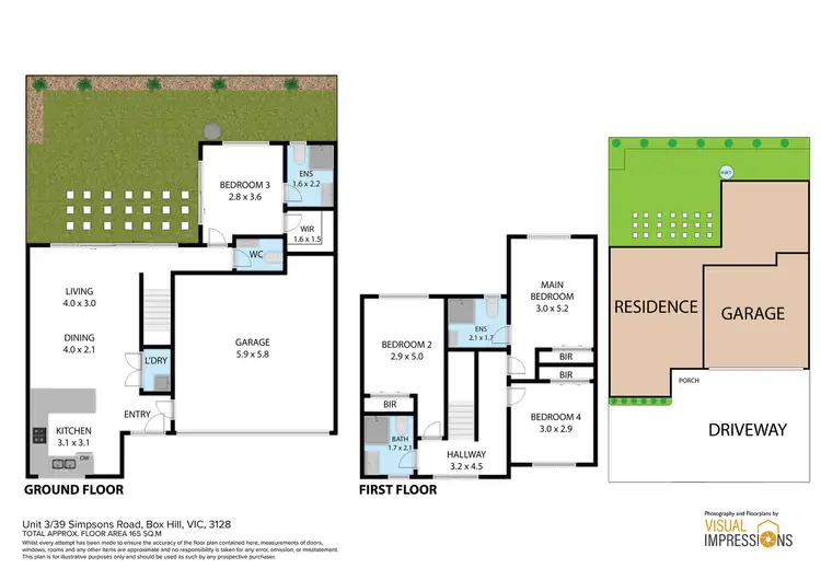 Floorplan of Homely townhouse listing, 3/39 Simpsons Road, Box Hill VIC 3128