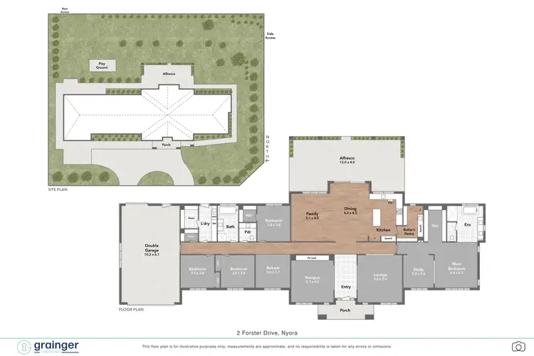 Floorplan of Homely house listing, 2 Forster Drive, Nyora VIC 3987