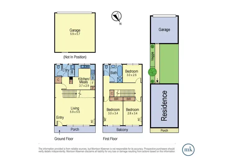 Floorplan of Homely unit listing, 3/94-100 Nepean Street, Watsonia VIC 3087