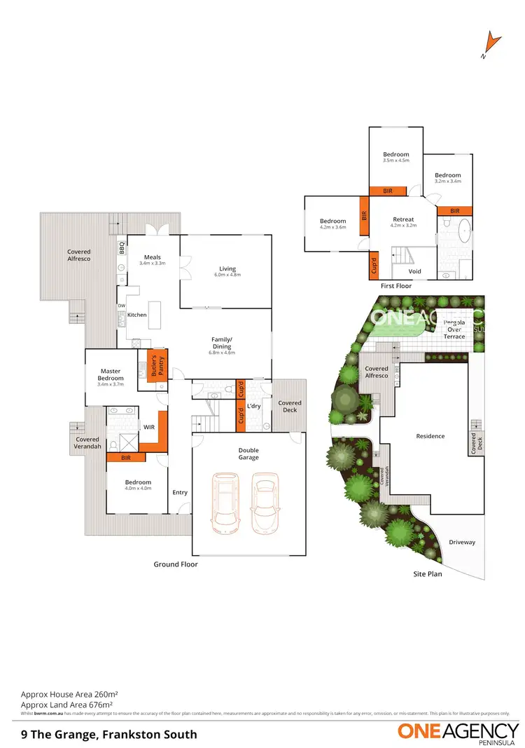 Floorplan of Homely house listing, 9 The Grange, Frankston South VIC 3199