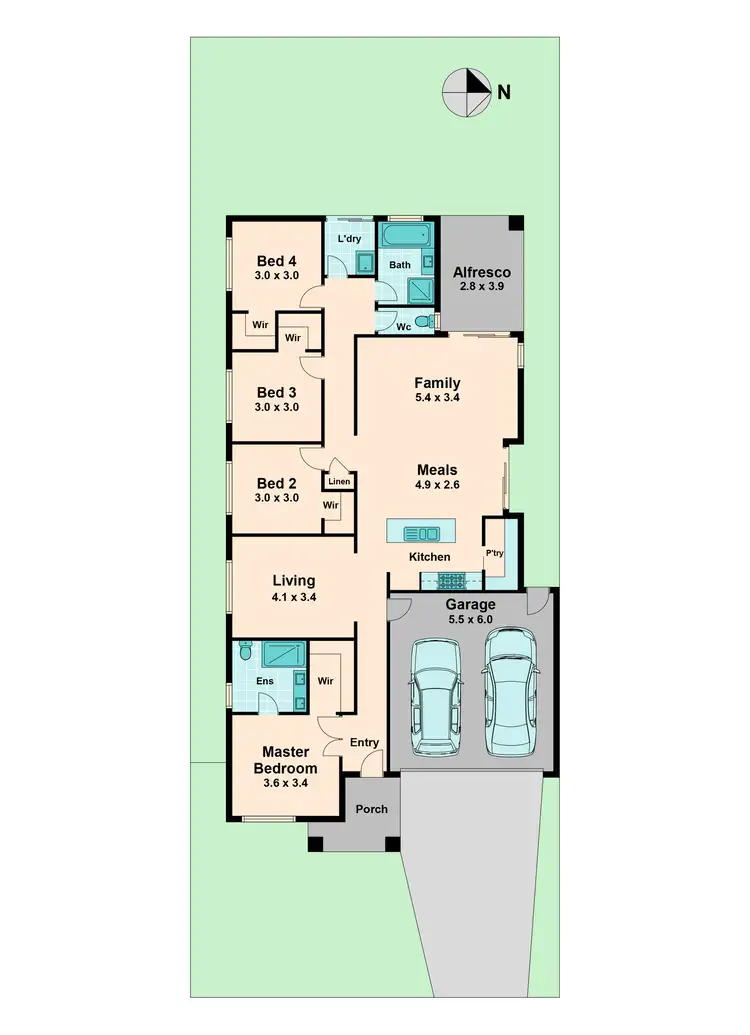 Floorplan of Homely house listing, 22 Bridgewater Parkway, Wallan VIC 3756