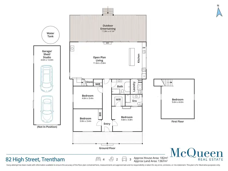Floorplan of Homely house listing, 82 High Street, Trentham VIC 3458