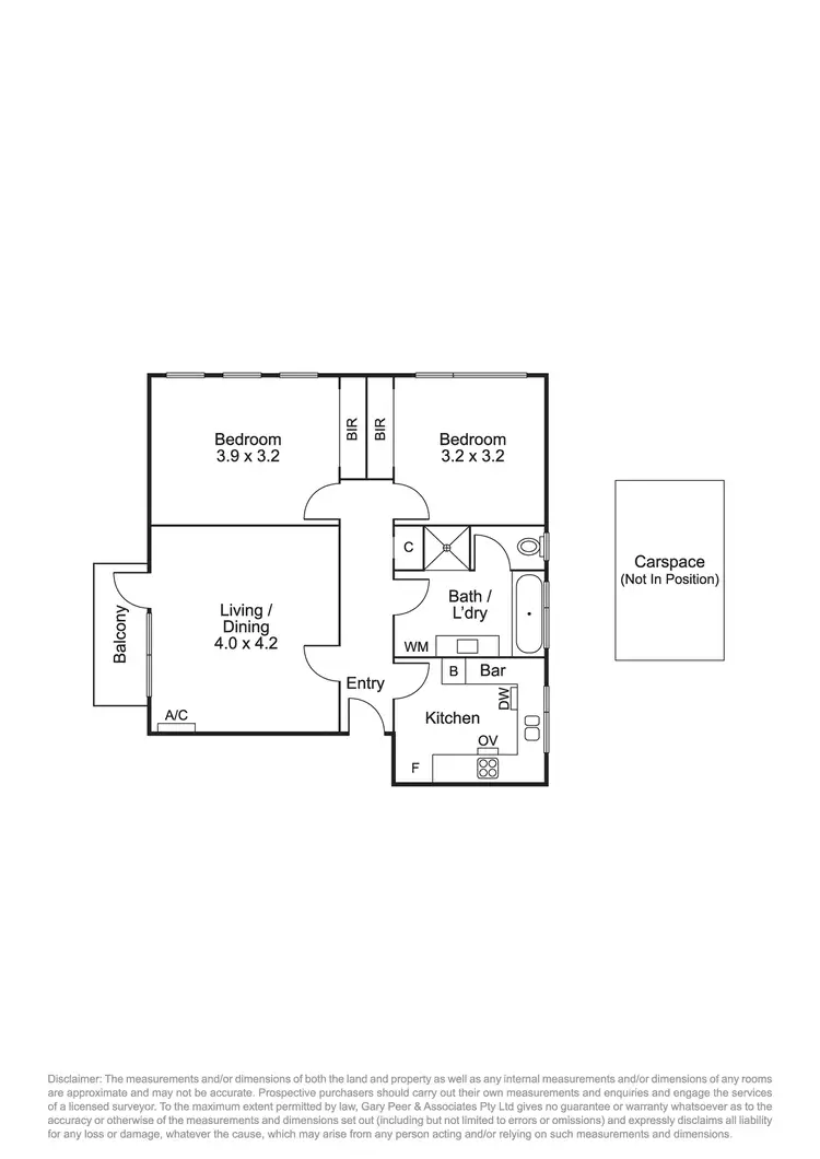 Floorplan of Homely apartment listing, 3/27-29 York Street, St Kilda West VIC 3182