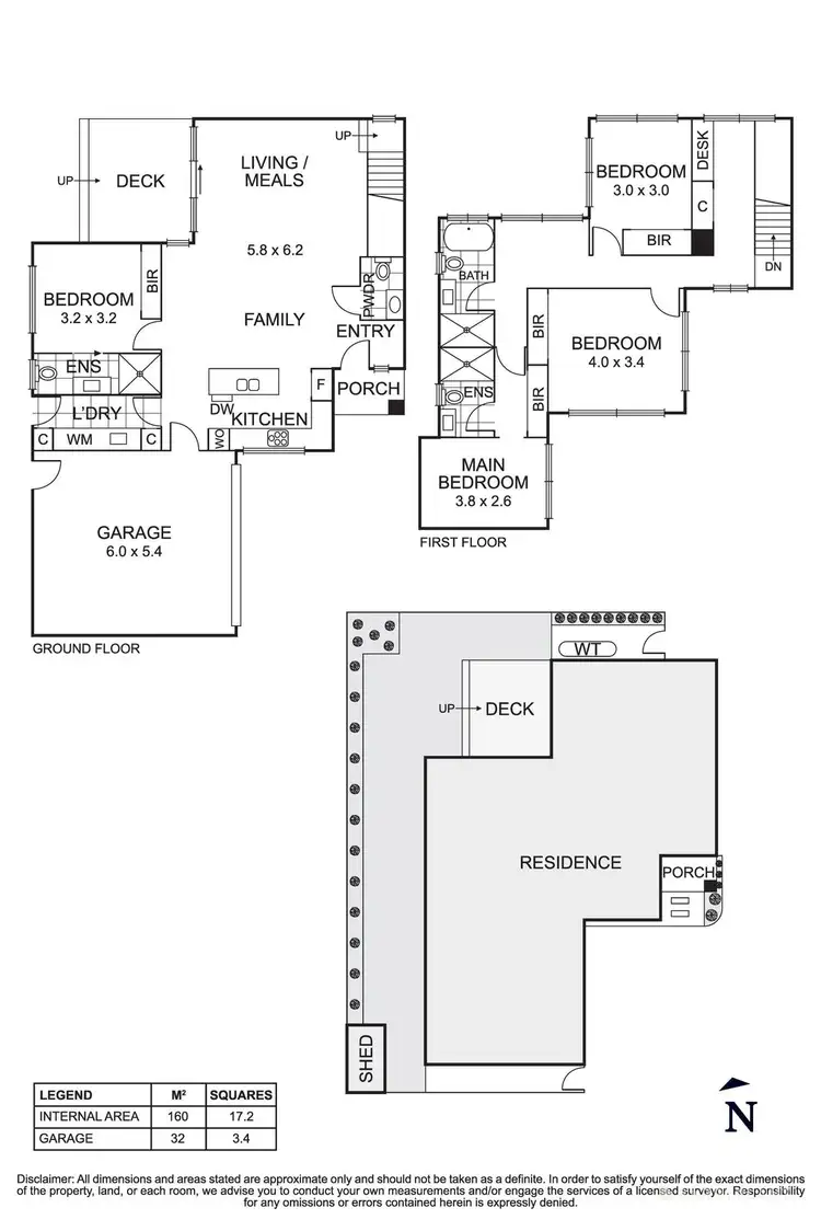 Floorplan of Homely townhouse listing, 3/2 Doulton Road, Blackburn VIC 3130