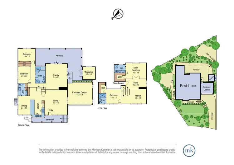 Floorplan of Homely house listing, 46 James Cook Drive, Diamond Creek VIC 3089