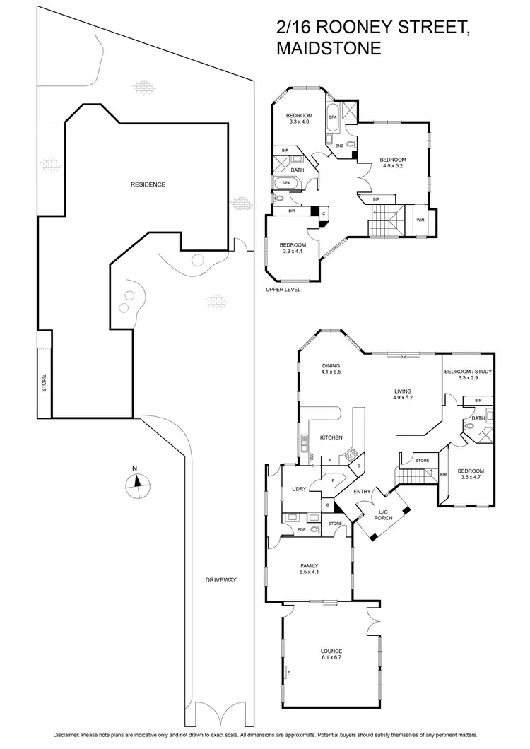 Floorplan of Homely house listing, 2/16 Rooney Street, Maidstone VIC 3012