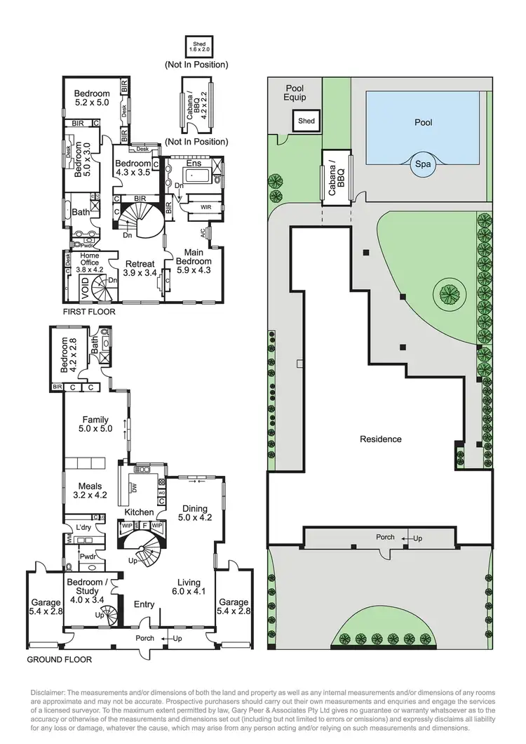 Floorplan of Homely house listing, 5 Garrell Street, Caulfield North VIC 3161