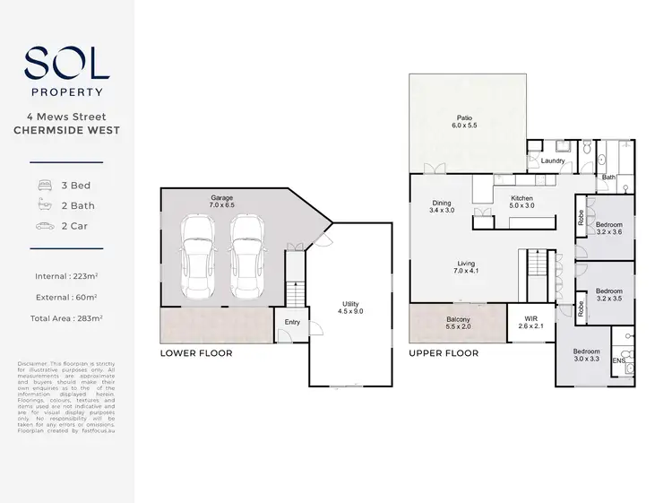 Floorplan of Homely house listing, 4 Mews Street, Chermside West QLD 4032