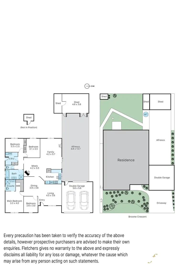 Floorplan of Homely house listing, 17 Broome Crescent, Cranbourne North VIC 3977