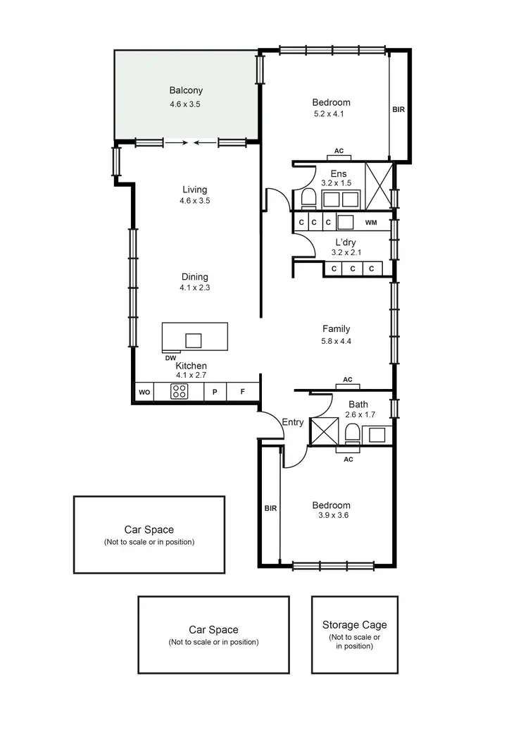 Floorplan of Homely apartment listing, 401/630 Glen Huntly Road, Caulfield South VIC 3162