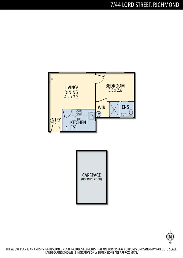 Floorplan of Homely apartment listing, 7/44 Lord Street, Richmond VIC 3121