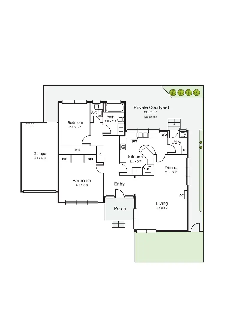 Floorplan of Homely unit listing, 5/15 Pyne Street, Caulfield VIC 3162