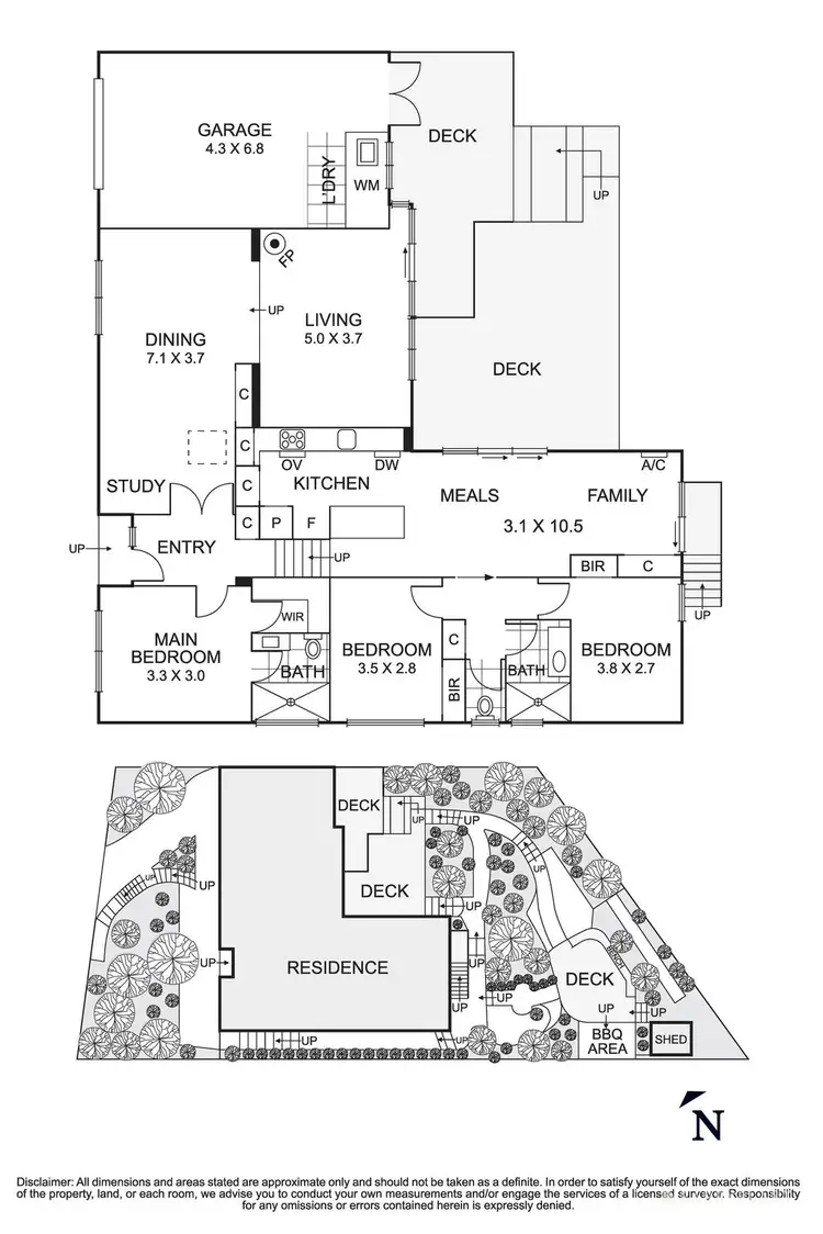 Floorplan of Homely house listing, 394 Thompsons Road, Templestowe Lower VIC 3107