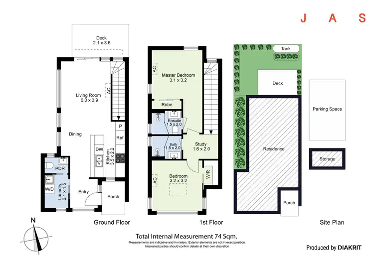 Floorplan of Homely townhouse listing, 6/742 Barkly Street, West Footscray VIC 3012