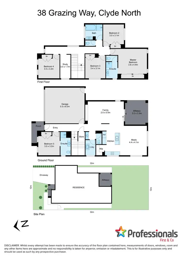 Floorplan of Homely house listing, 38 Grazing Way, Clyde North VIC 3978