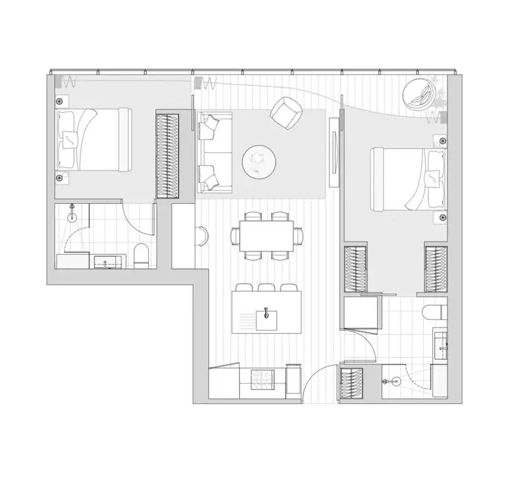 Floorplan of Homely apartment listing, 104/601 St Kilda Road, Melbourne VIC 3004